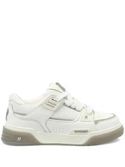 Represent Studio Leather Gradient Sole Sneakers In Multi