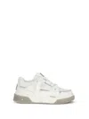 Represent Studio Leather Gradient Sole Sneakers In White