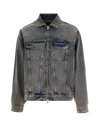 Represent Stylish Mini Coat For Men In Blue