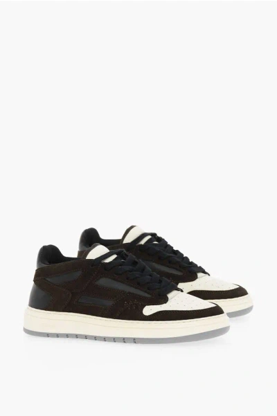 REPRESENT SUEDE REPTOR LOW-TOP SNEAKERS