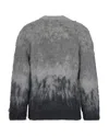 Represent Ombre Sweater In Gray