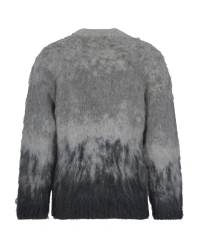 Represent Ombre Sweater In Gray