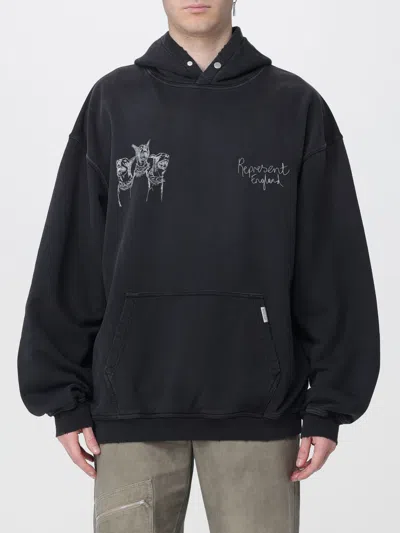 REPRESENT SWEATSHIRT REPRESENT MEN COLOR BLACK,H42832002
