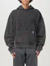 Represent Applique Hoodie With Front Pocket And Hooded Design In Schwarz