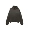 Represent Mens Brand-print Relaxed-fit Cotton Hoody Ash Xs In Grey