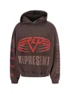 Represent Reversible Living Legacy Tour Sweatshirt In Black In Brown