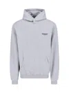 Represent Owners Club Logo Cotton Hoodie In Grey
