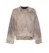 Represent Long Sleeve Crewneck Knitwear With Ribbed Texture In Multi