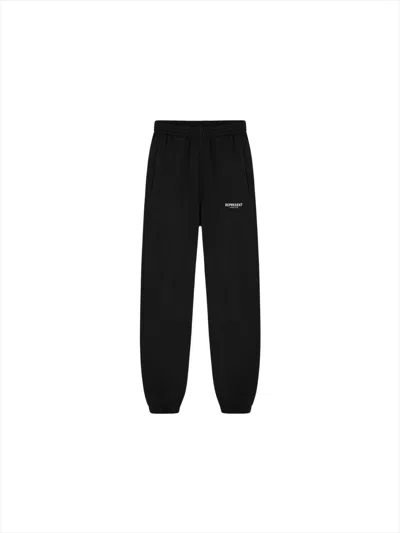 Represent Jogging Trousers With Elastic Cuffs And Waistband In Black