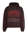 Represent Reversible Living Legacy Tour Sweatshirt In Black In Brown