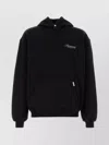 Represent Black Hoodie With Logo Lettering Detail On The Front And Maxi Logo Print On The Rear In Cotton Man