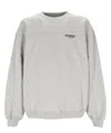 Represent Grey Crewneck Sweatshirt With Logo Lettering On The Front And Maxi Logo Print On The Rear In Cotton  In Grey