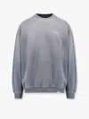 Represent Patron Of The Club Washed Cotton Sweatshirt In Grey