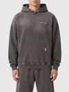 Represent Mens Brand-print Relaxed-fit Cotton Hoody Ash Xs In Animal Print
