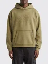 Represent Green Sweatshirt With Logo Lettering On The Front And Faded Effect In Cotton Man In Green