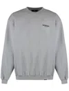 Represent Owners Club Oversize Cotton Sweatshirt In Grau