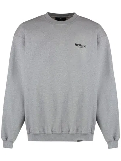 REPRESENT LOGO-PRINTED SWEATSHIRT