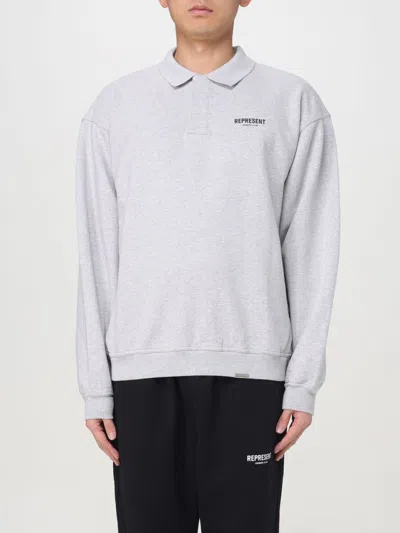 Represent Sweatshirt  Herren Farbe Charcoal In White