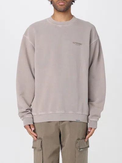 Represent Sweatshirt  Men Color Beige In Beige