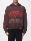 Represent Reversible Living Legacy Tour Sweatshirt In Black In Brown