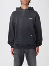 Represent Relaxed Fit Hoodie With Graphic Back And Subtle Logo In Gray