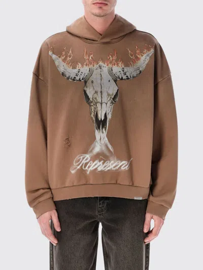 Represent Sweatshirt  Men Color Brown