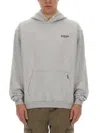 Represent Man Sweatshirt Grey Size M Cotton In Grey