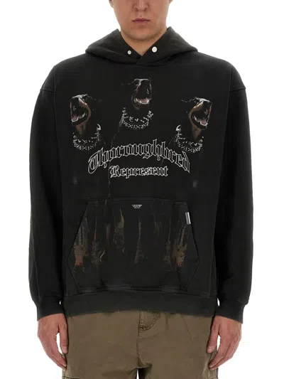 Represent Sweatshirt With Print In Black