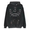 Represent Vintage Black Hoodie With Doberman Graphic And Classic Features In Black