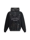 Represent Vintage Black Hoodie With Doberman Graphic And Classic Features In Black