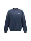 Represent Owners Club Cotton Sweatshirt With Frontal Logo Print In Blue