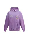Represent Logoed Hoodie In Purple