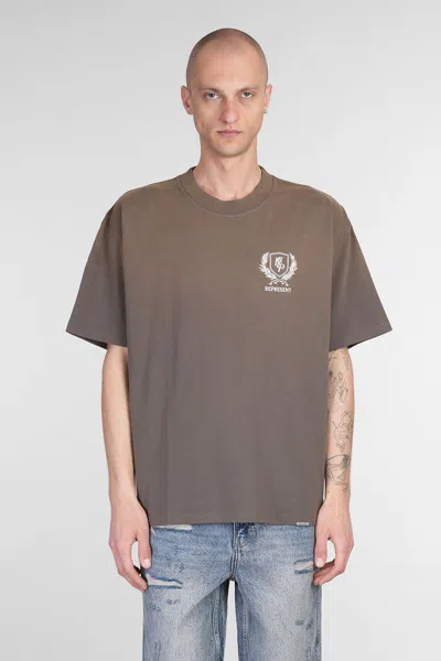 Represent Crest Oversize Graphic T-shirt In Brown