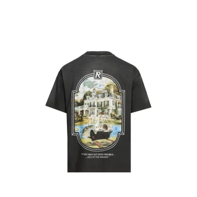 Represent T-shirt Ample En Coton In Black