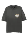 Represent Graphic Print Crew Neck Short Sleeve T-shirt In Gray