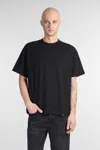 Represent Oversized T-shirt Short Sleeves Crew Neck In Black