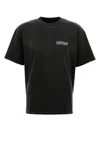 Represent Slate Cotton T-shirt In Black