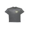 Represent Boxy Angel Border Logo Graphic Tee In Gray