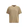 Represent Crew-neck Logo-print T-shirt In Brown