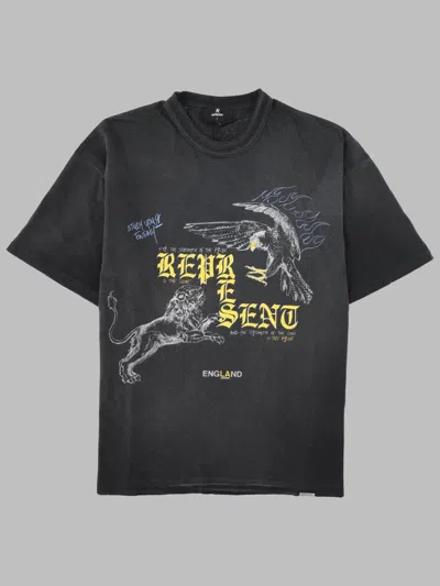 Represent T Shirt Con Stampa In Black
