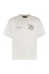Represent Graphic Crewneck T-shirt Short Sleeves In Neutral