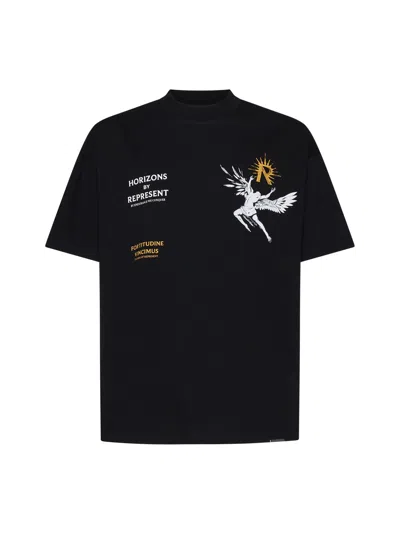 Represent T-shirt In Jet Black