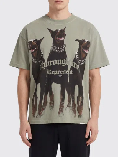 Represent T-shirt Men  In Gray