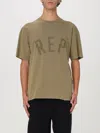 Represent Logo Embroidered Round Neck T-shirt In Grün