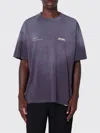 Represent Plum Faded T-shirt With Logo In Purple
