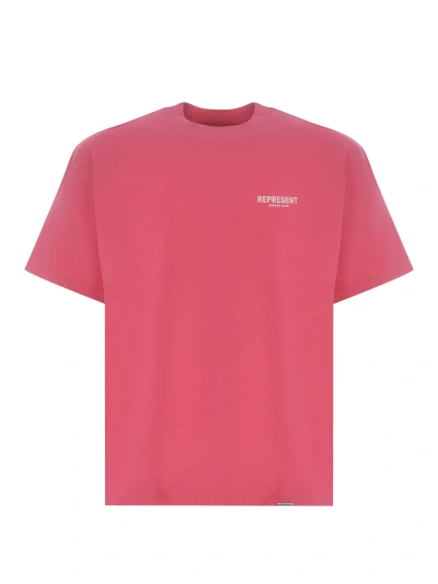 Represent T-shirt  Ownersclub Made Of Cotton In Rosa
