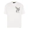 Represent White T-shirt With Graphic Print On The Front And Back In White