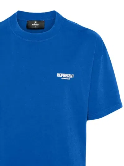 Represent T-shirt With Logo In Blue