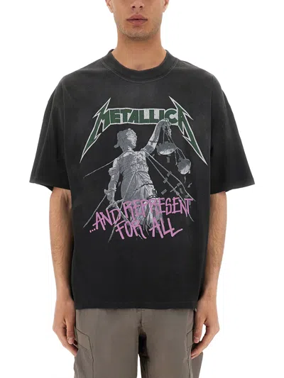 REPRESENT T-SHIRT WITH PRINT
