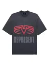Represent Reversible Living Legacy Tour T-shirt In Grey In Gray